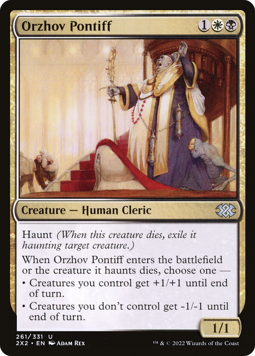 Orzhov Pontiff (2X2-261) [Double Masters 2022] MTG Single Wizards of the Coast