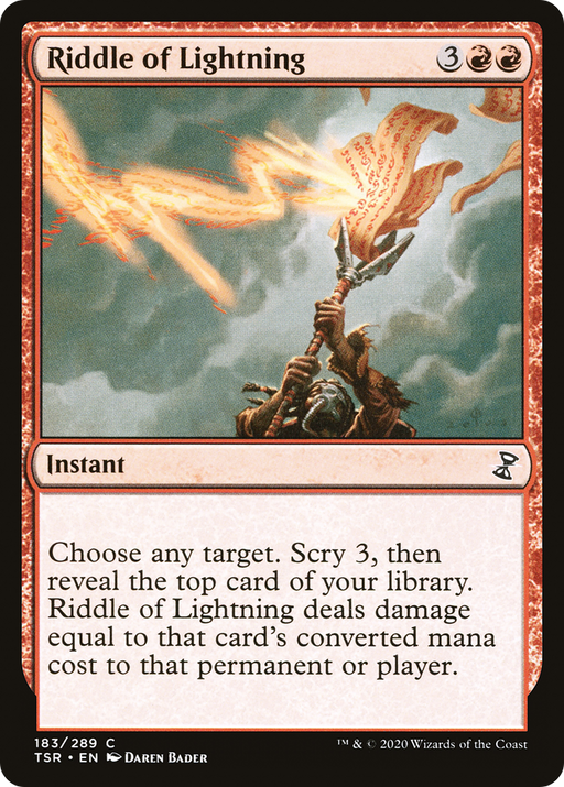 Riddle of Lightning (TSR-183) [Time Spiral Remastered] MTG Single Wizards of the Coast