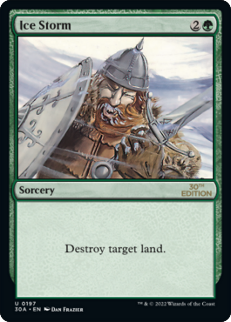 Ice Storm (30A-197) [30th Anniversary Edition] MTG Single Wizards of the Coast