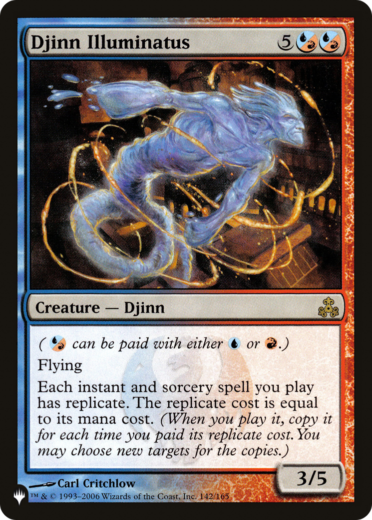 Djinn Illuminatus (LIST-GPT-142) [Mystery Booster] The List MTG Single Wizards of the Coast