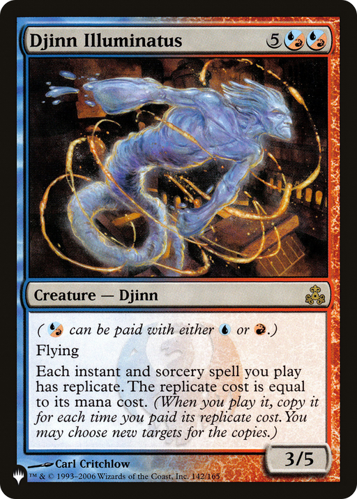 Djinn Illuminatus (LIST-GPT-142) [Mystery Booster] The List MTG Single Wizards of the Coast