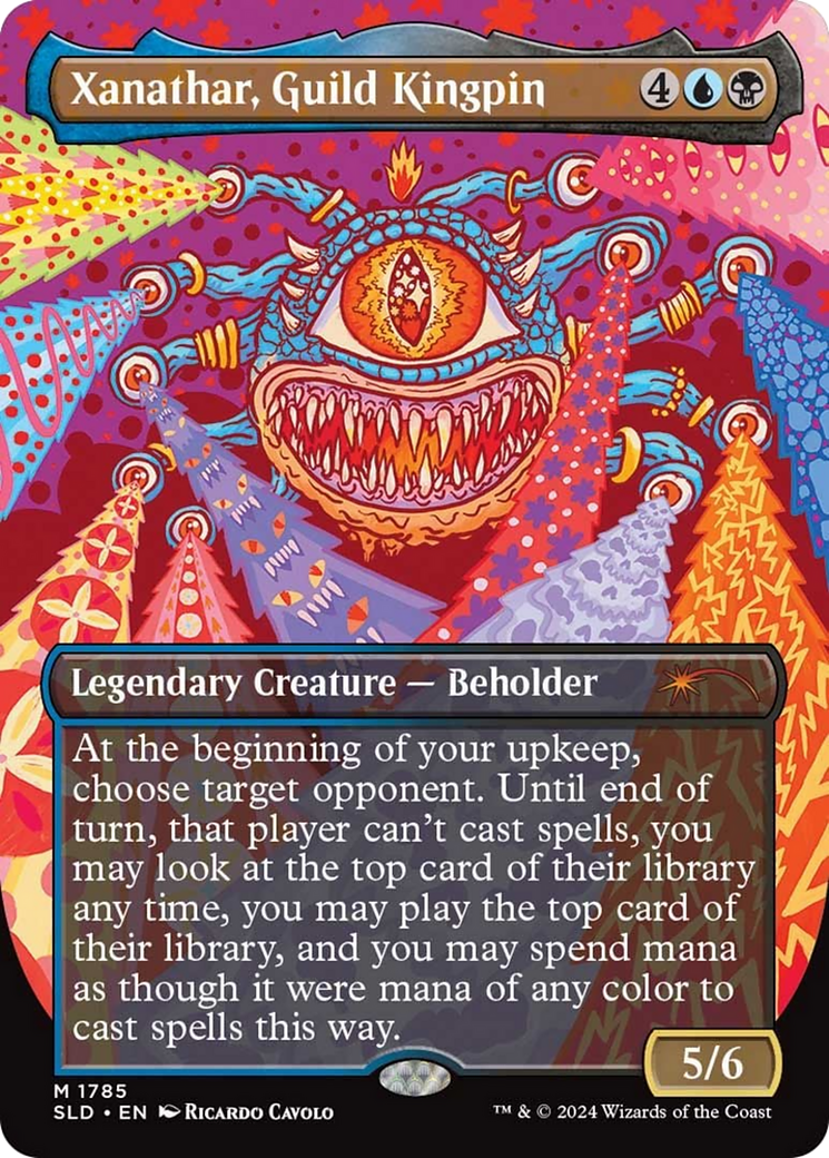 Xanathar, Guild Kingpin (SLD-1785) [Secret Lair] Drop (Borderless) MTG Single Wizards of the Coast