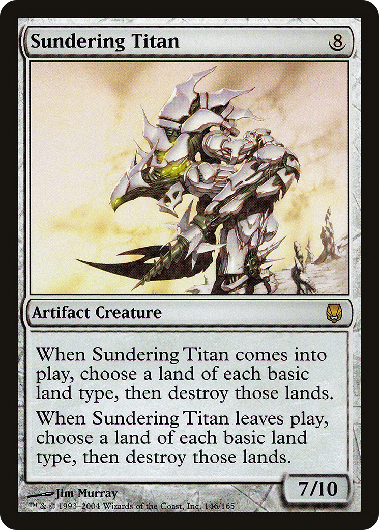 Sundering Titan (DST-146) [Darksteel] MTG Single Wizards of the Coast