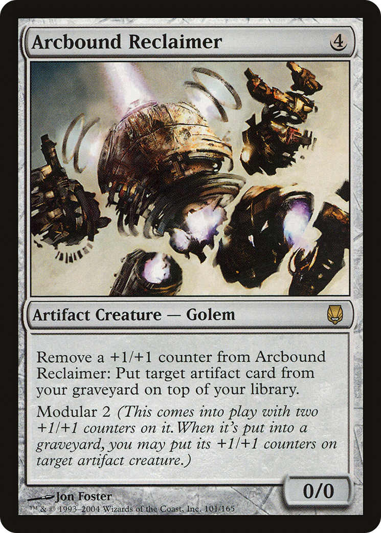 Arcbound Reclaimer (DST-101) [Darksteel] Foil MTG Single Wizards of the Coast