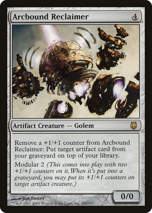 Arcbound Reclaimer (DST-101) [Darksteel] MTG Single Wizards of the Coast
