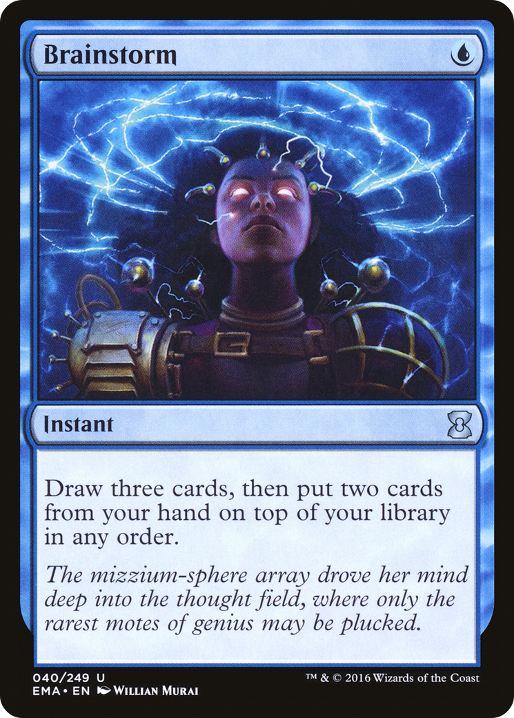 Brainstorm (EMA-040) [Eternal Masters] MTG Single Wizards of the Coast