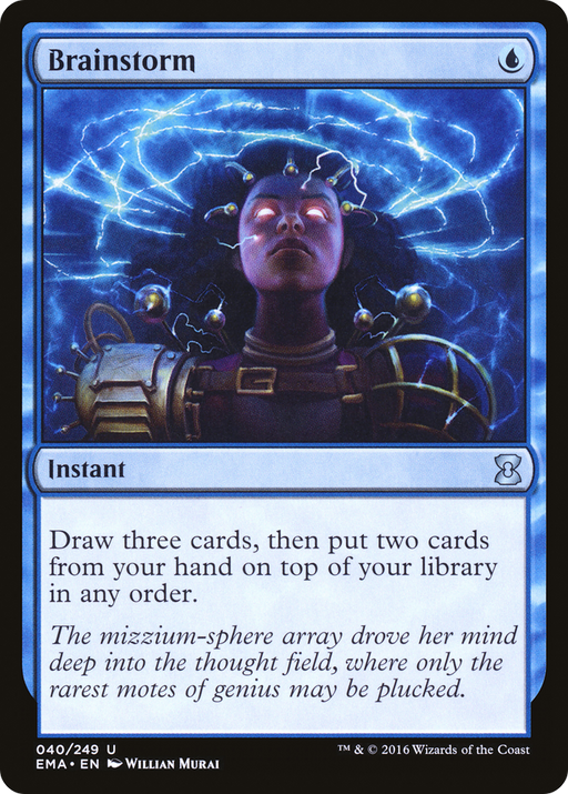 Brainstorm (EMA-040) [Eternal Masters] MTG Single Wizards of the Coast