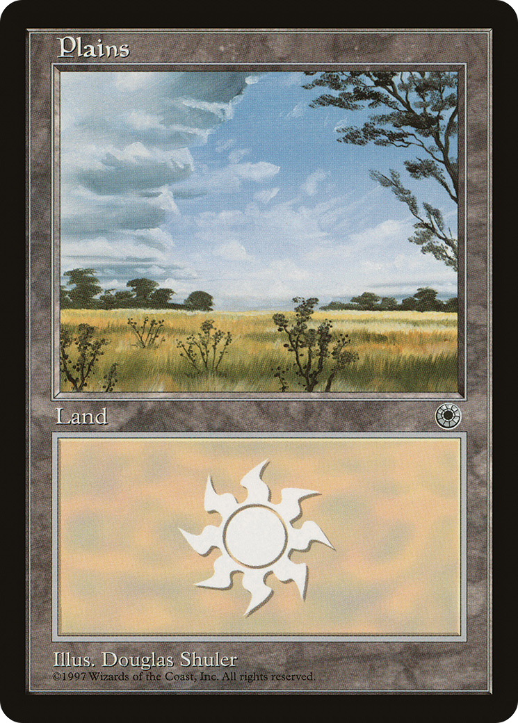 Plains (POR-199) [Misc] Portal MTG Single Wizards of the Coast