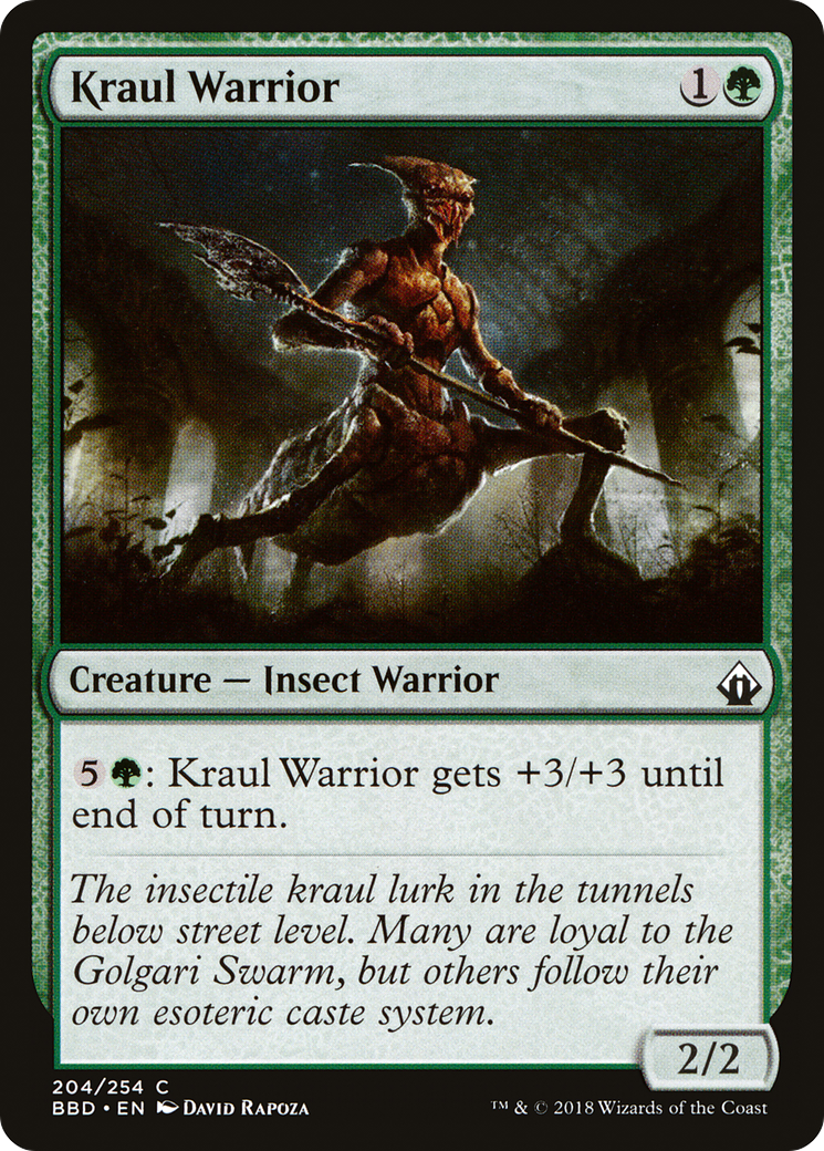 Kraul Warrior (BBD-204) [Battlebond] MTG Single Wizards of the Coast