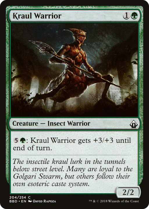 Kraul Warrior (BBD-204) [Battlebond] MTG Single Wizards of the Coast