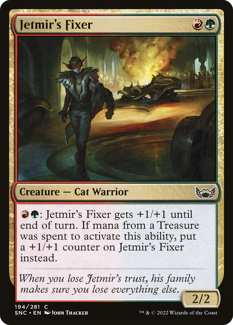 Jetmir's Fixer (SNC-194) [Streets of New Capenna] MTG Single Wizards of the Coast