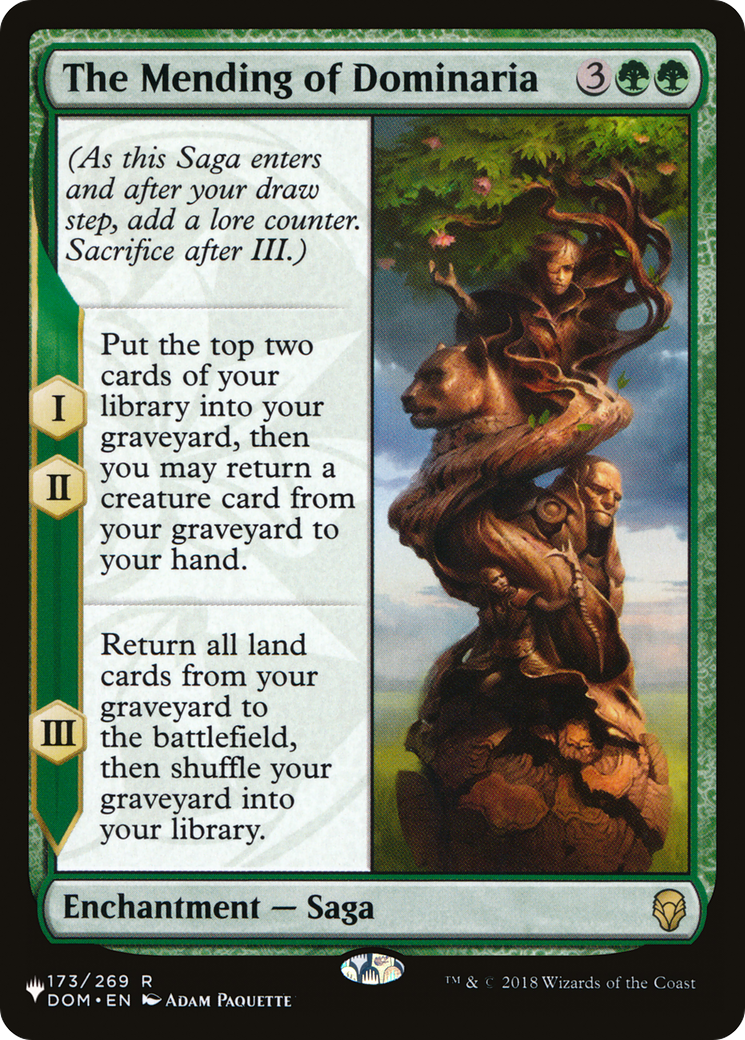 The Mending of Dominaria (LIST-DOM-173) [The List] MTG Single Magic: The Gathering