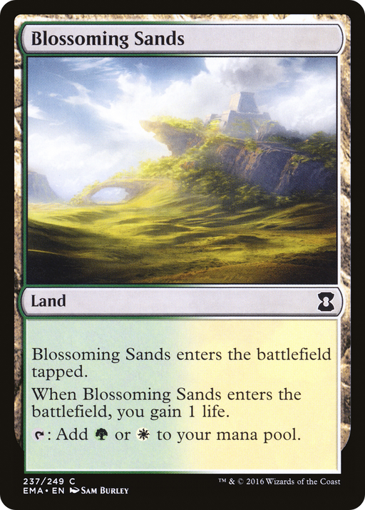 Blossoming Sands (EMA-237) [Eternal Masters] Foil MTG Single Wizards of the Coast