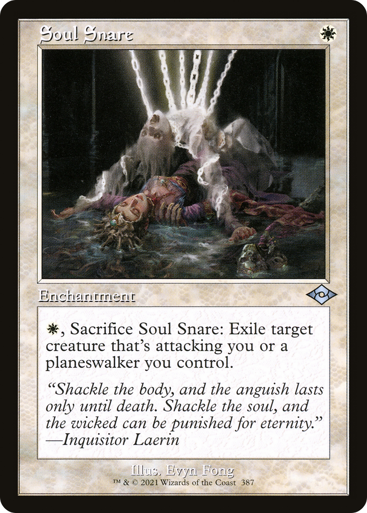 Soul Snare (MH2-387) [Modern Horizons 2] Etched Foil MTG Single Wizards of the Coast