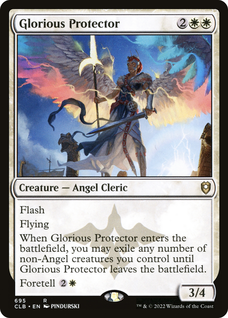Glorious Protector (CLB-695) [Commander Legends: Battle for Baldur's Gate] MTG Single Wizards of the Coast