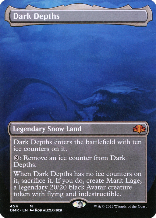 Dark Depths (DMR-454) [Dominaria Remastered] (Borderless) MTG Single Wizards of the Coast