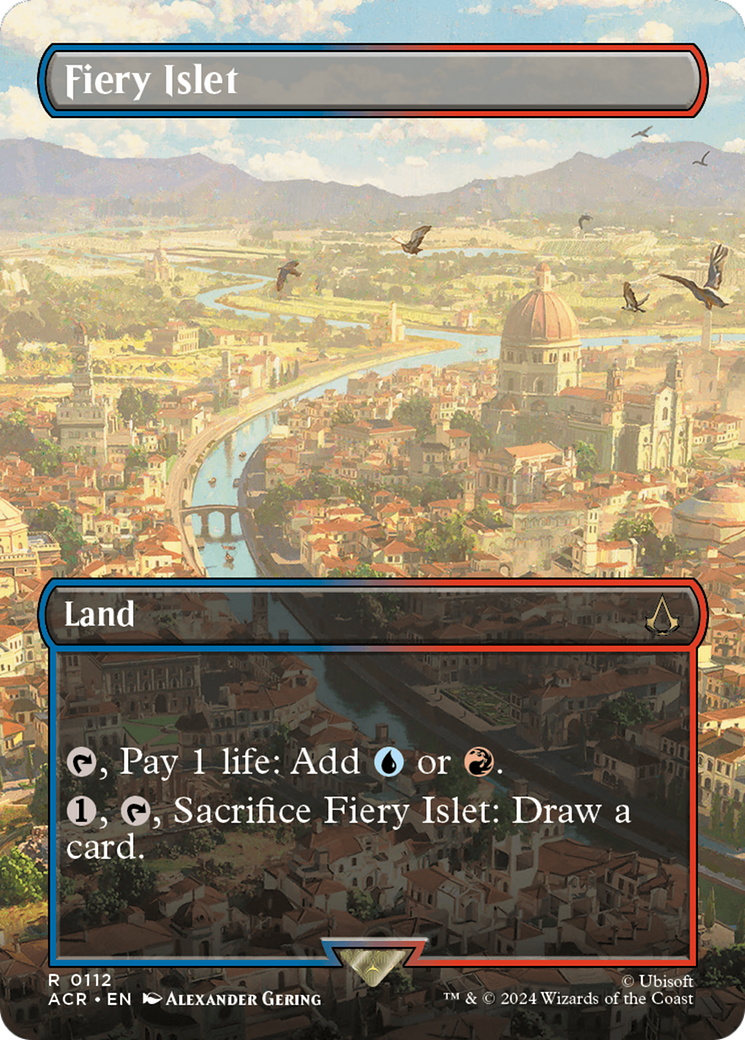 Fiery Islet (ACR-112) [Assassin's Creed] (Borderless) MTG Single Wizards of the Coast