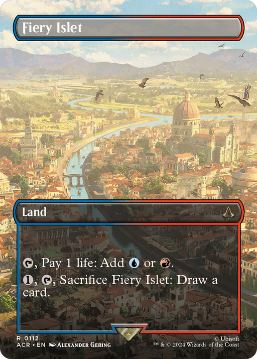 Fiery Islet (ACR-112) [Assassin's Creed] (Borderless) MTG Single Wizards of the Coast