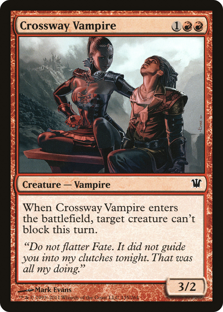 Crossway Vampire (ISD-135) [Innistrad] Foil MTG Single Wizards of the Coast