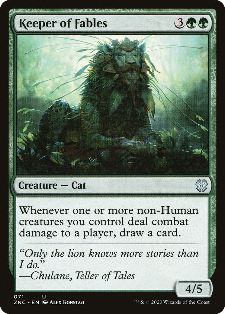 Keeper of Fables (ZNC-071) [Zendikar Rising Commander] MTG Single Wizards of the Coast
