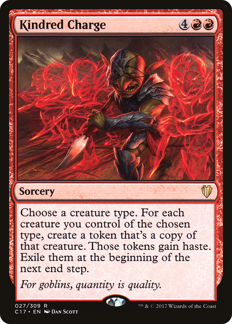 Kindred Charge (C17-027) [Commander 2017] MTG Single Wizards of the Coast