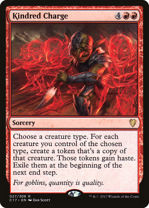 Kindred Charge (C17-027) [Commander 2017] MTG Single Wizards of the Coast