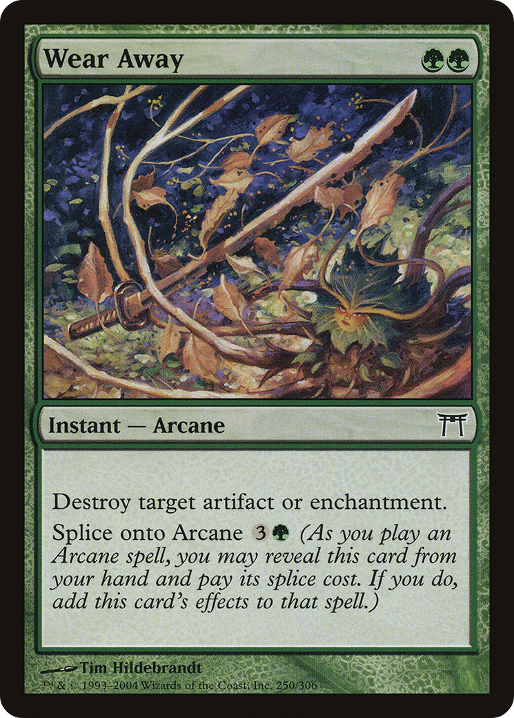 Wear Away (CHK-250) [Champions of Kamigawa] MTG Single Wizards of the Coast