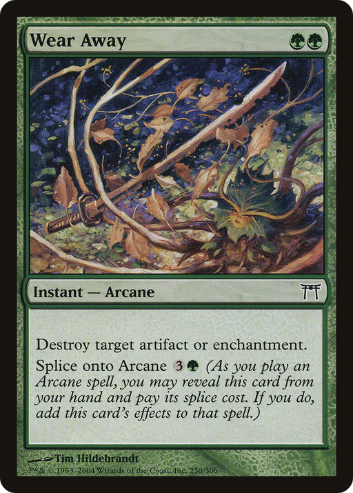 Wear Away (CHK-250) [Champions of Kamigawa] MTG Single Wizards of the Coast