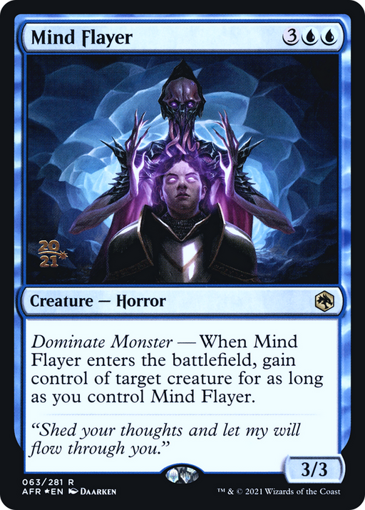 Mind Flayer (PRE-063) [Adventures in the Forgotten Realms Promos] Foil MTG Single Wizards of the Coast
