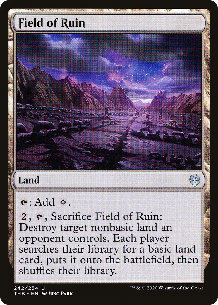 Field of Ruin (THB-242) [Theros Beyond Death] Foil MTG Single Wizards of the Coast