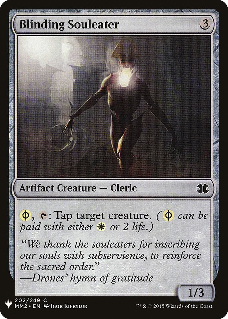 Blinding Souleater (LIST-MM2-202) [Mystery Booster] The List MTG Single Wizards of the Coast