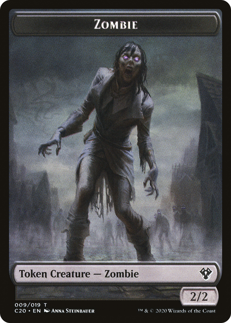 Zombie (TC20-009) [Tokens] Commander 2020 Tokens MTG Single Wizards of the Coast