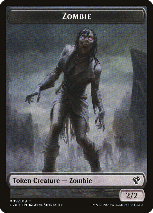 Zombie (TC20-009) [Tokens] Commander 2020 Tokens MTG Single Wizards of the Coast