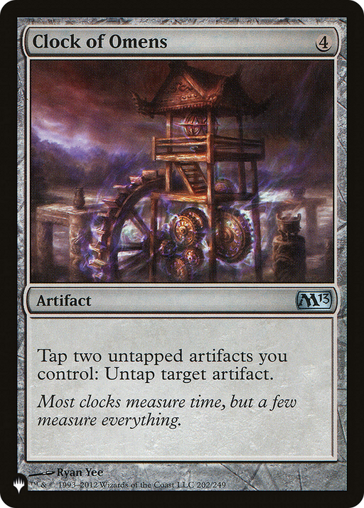 Clock of Omens (LIST-202/249) [Mystery Booster] The List MTG Single Wizards of the Coast