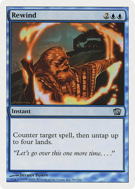 Rewind (8ED-096) [8th Edition] MTG Single Wizards of the Coast