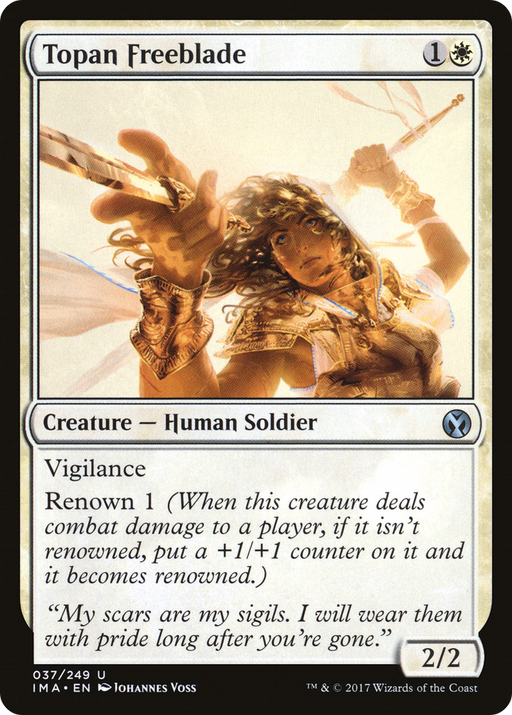 Topan Freeblade (IMA-037) [Iconic Masters] MTG Single Wizards of the Coast