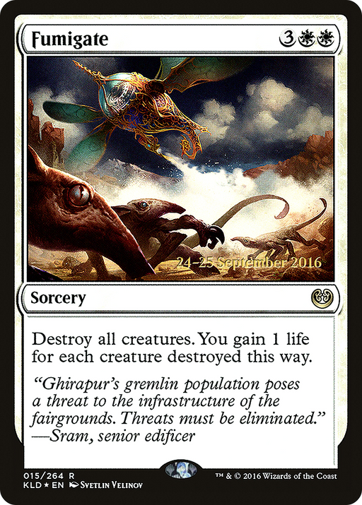 Fumigate (PRE-015) [Kaladesh Promos] Foil MTG Single Wizards of the Coast