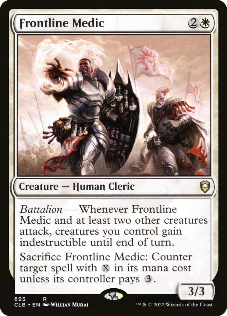 Frontline Medic (CLB-693) [Commander Legends: Battle for Baldur's Gate] MTG Single Wizards of the Coast