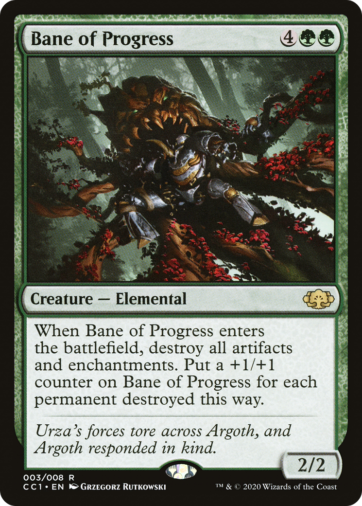 Bane of Progress (CC1-003) [Misc] Commander Collection: Green MTG Single Wizards of the Coast