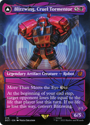Blitzwing, Cruel Tormentor (Shattered Glass) (BOT-019) [Transformers] (Borderless) MTG Single Wizards of the Coast