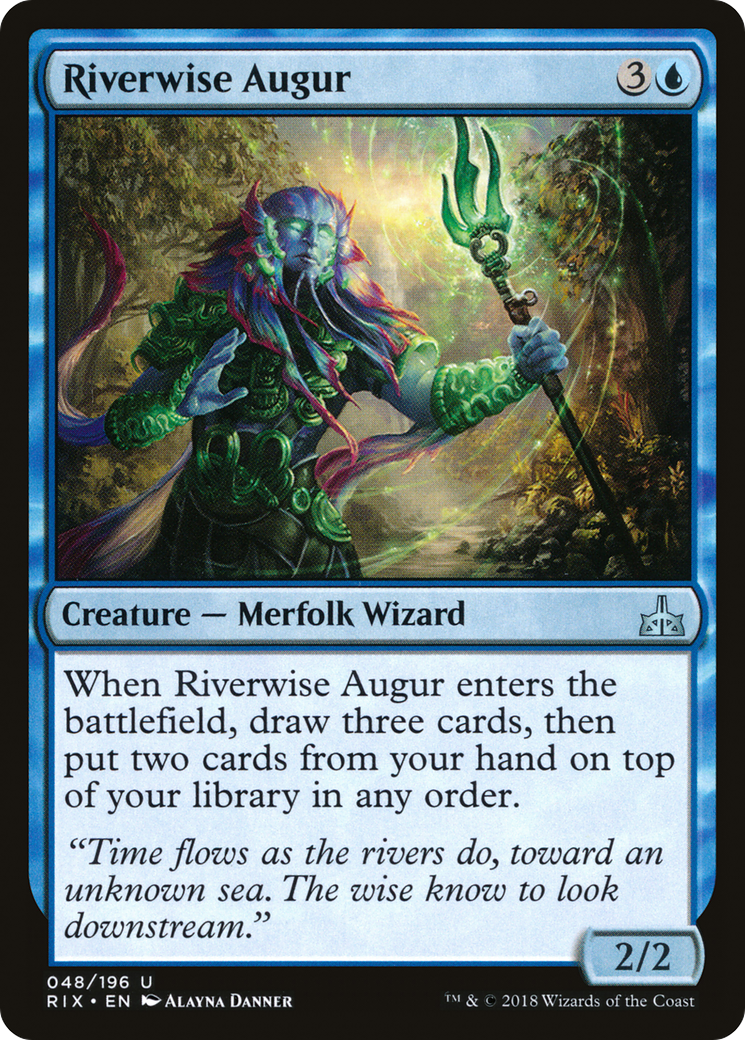 Riverwise Augur (RIX-048) [Rivals of Ixalan] MTG Single Wizards of the Coast