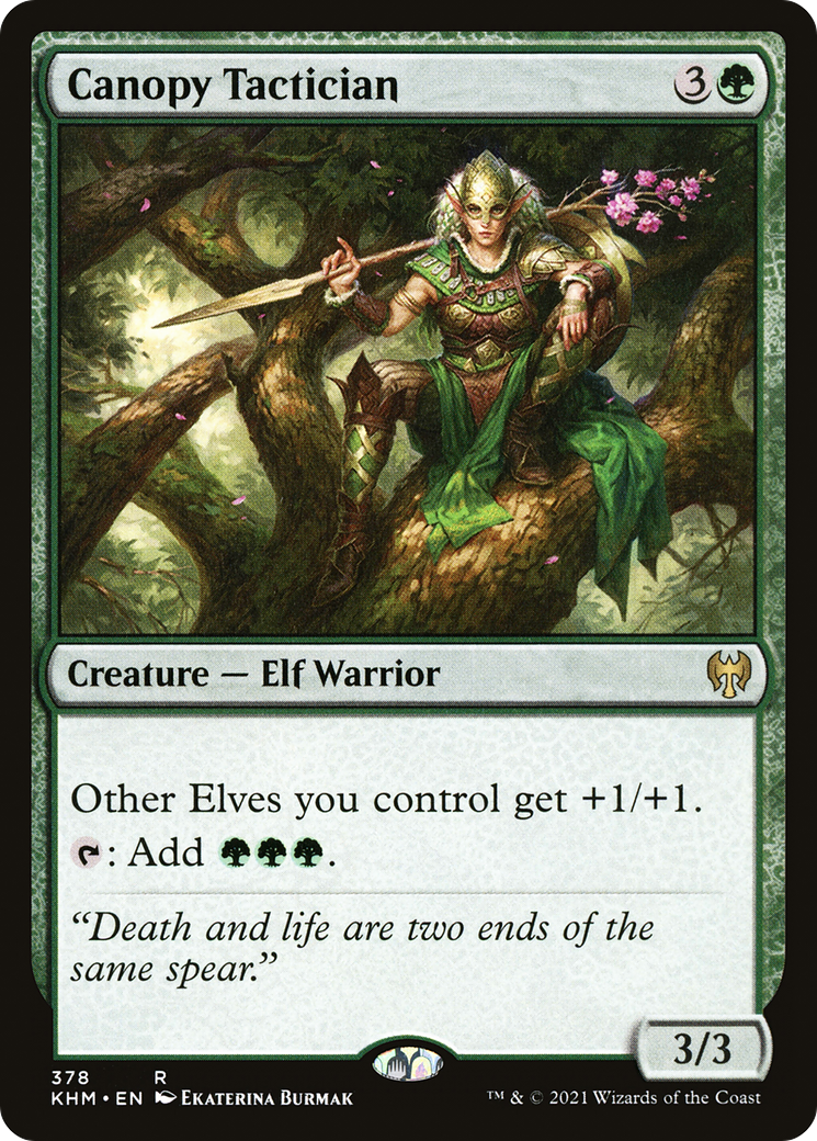 Canopy Tactician (KHM-378) [Kaldheim] MTG Single Wizards of the Coast