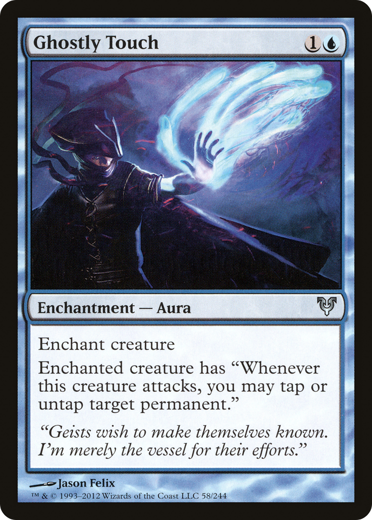 Ghostly Touch (AVR-058) [Avacyn Restored] Foil MTG Single Wizards of the Coast
