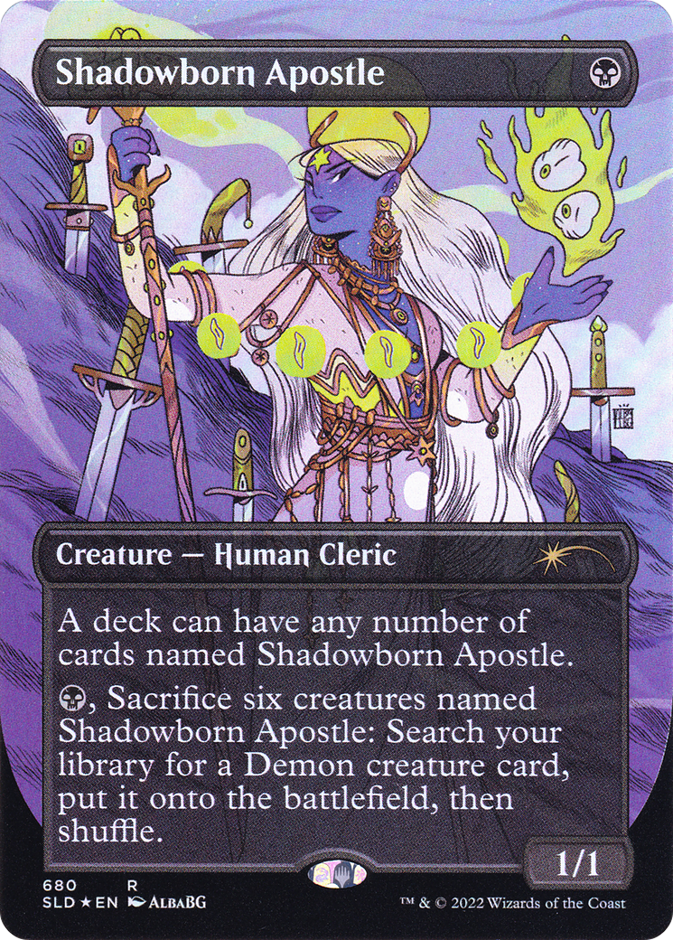 Shadowborn Apostle (680) (SLD-680) [Secret Lair] Drop (Full Art) (Borderless) Foil MTG Single Wizards of the Coast