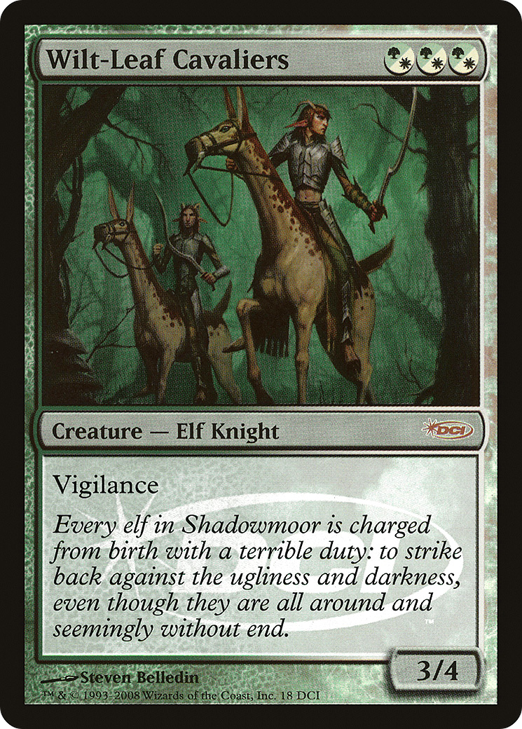 Wilt-Leaf Cavaliers (WPN-018) [Misc] DCI Promos Foil MTG Single Wizards of the Coast