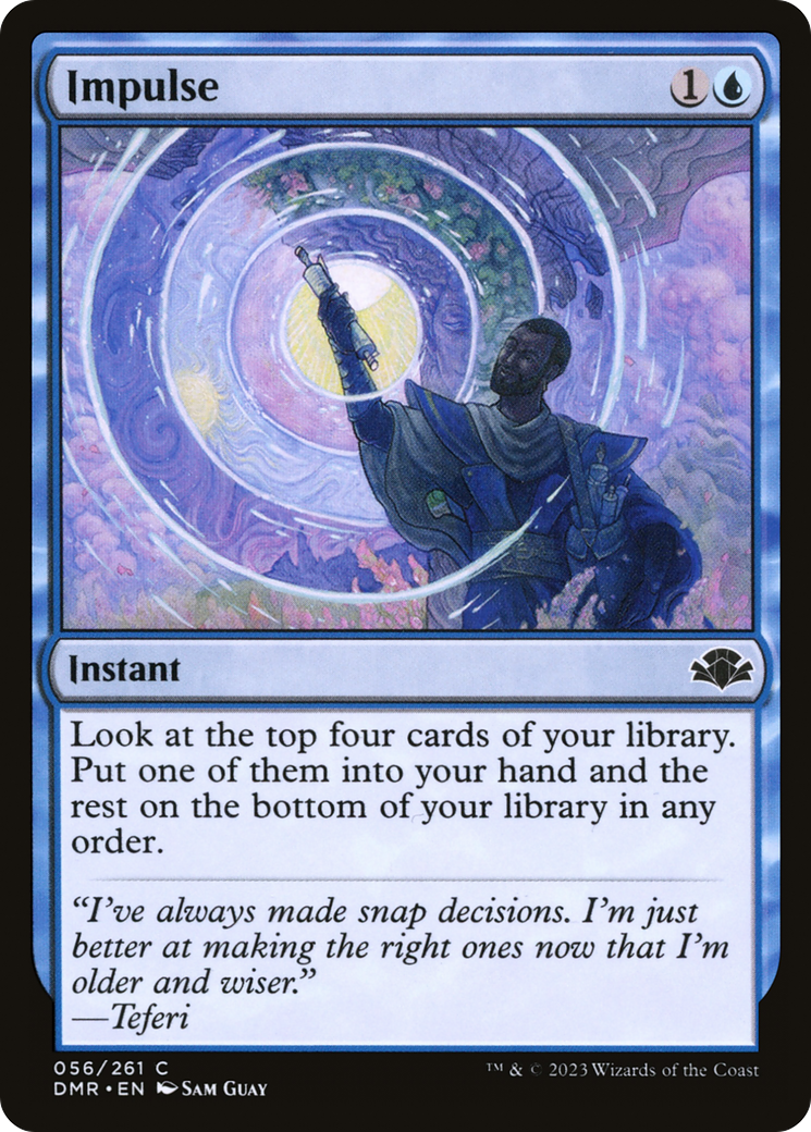 Impulse (DMR-056) [Dominaria Remastered] Foil MTG Single Wizards of the Coast