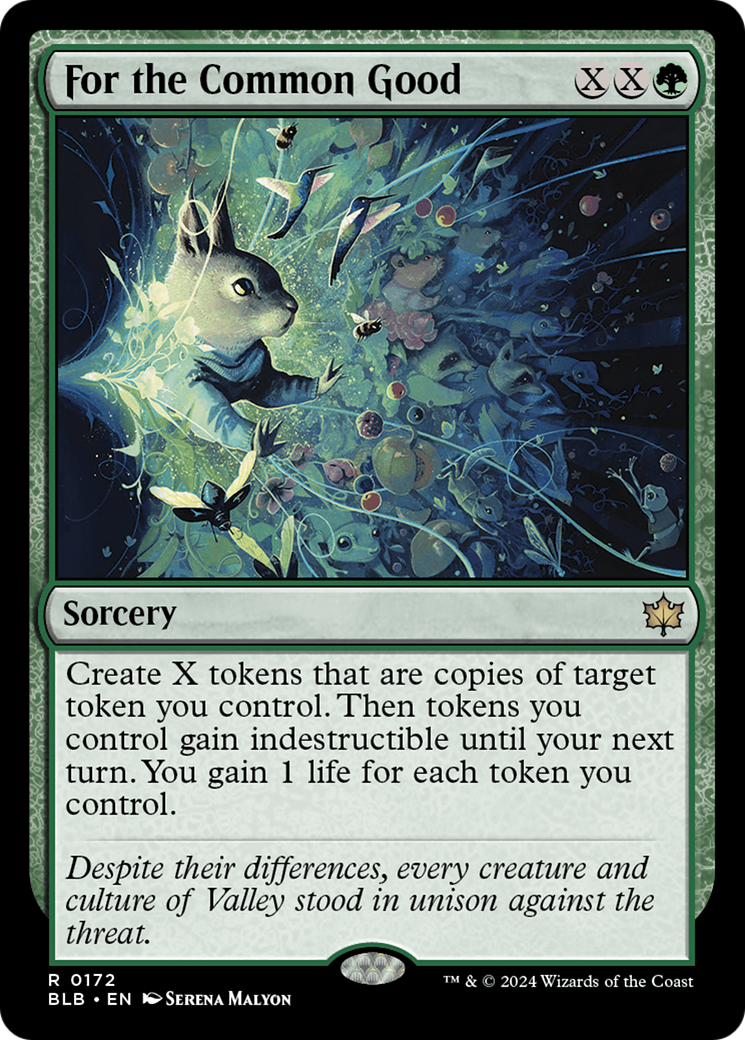 For the Common Good (BLB-172) [Bloomburrow] Foil MTG Single Wizards of the Coast