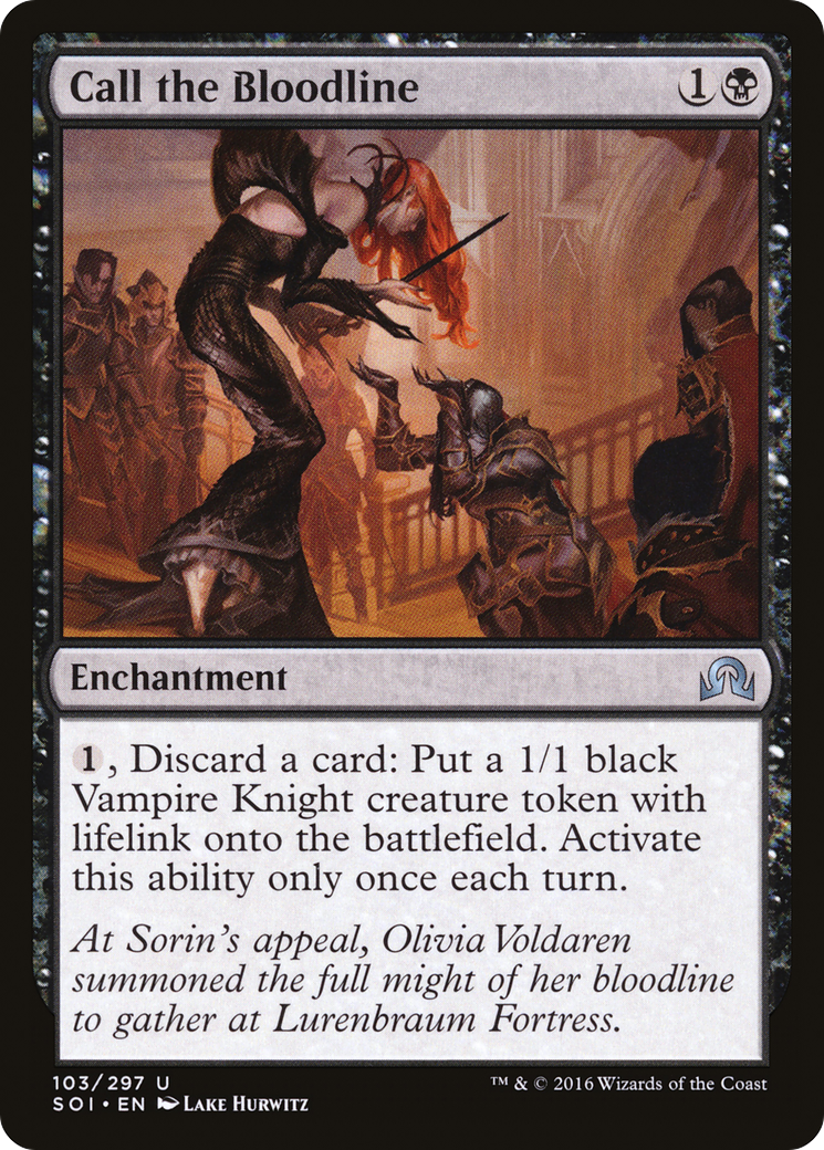 Call the Bloodline (SOI-103) [Shadows over Innistrad] Foil MTG Single Wizards of the Coast
