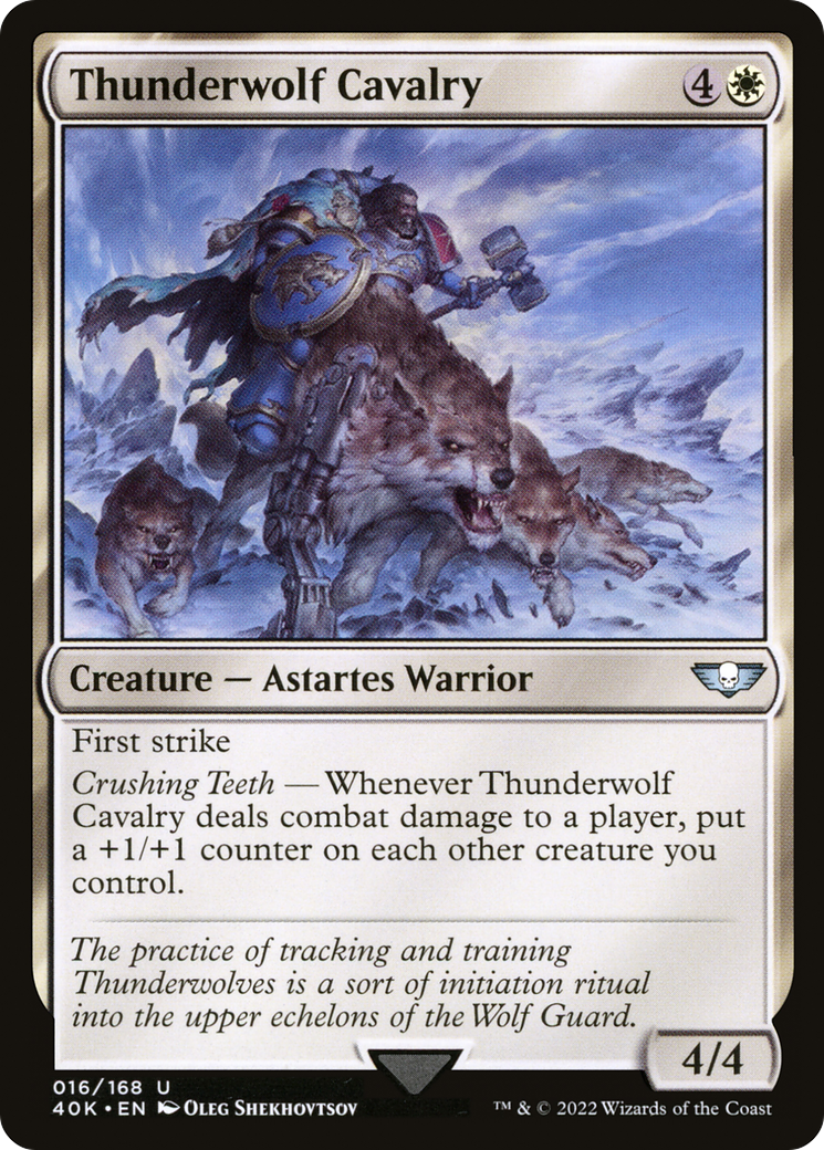 Thunderwolf Cavalry (40K-016) [Warhammer 40,000 Commander] MTG Single Wizards of the Coast