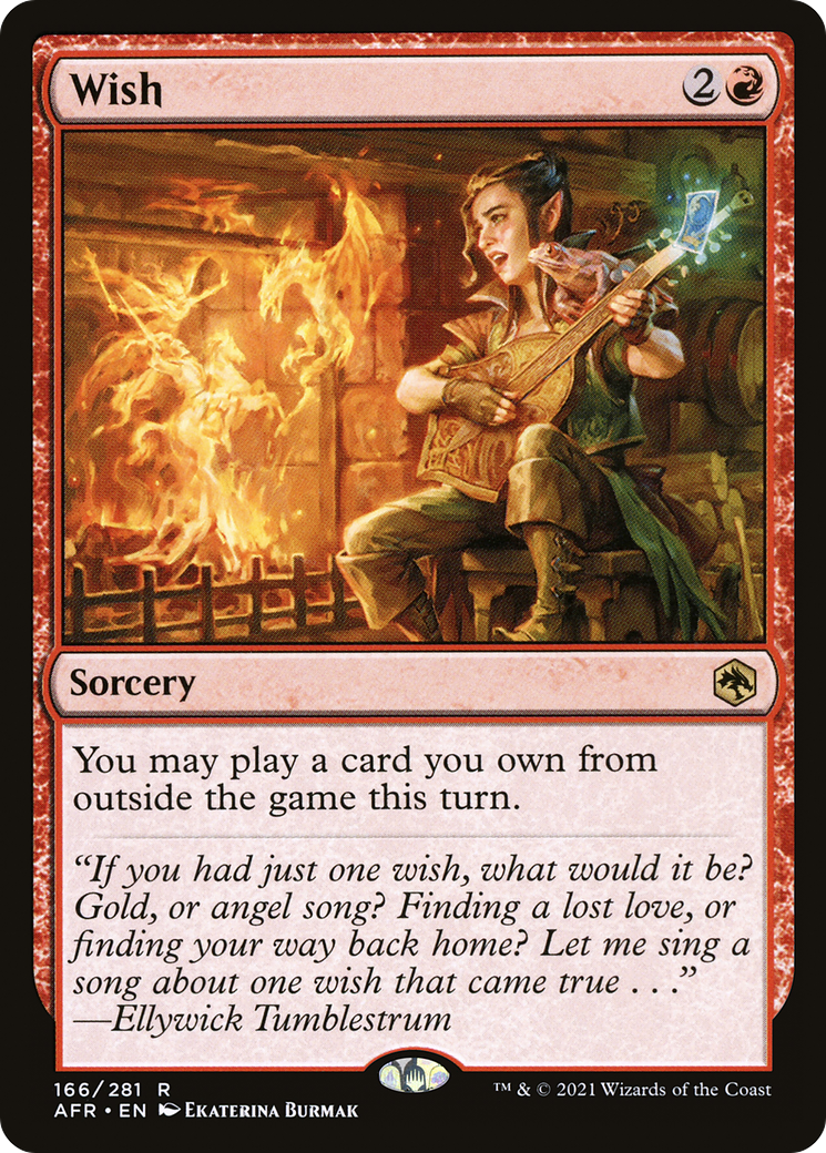 Wish (AFR-166) [Adventures in the Forgotten Realms] Foil MTG Single Wizards of the Coast